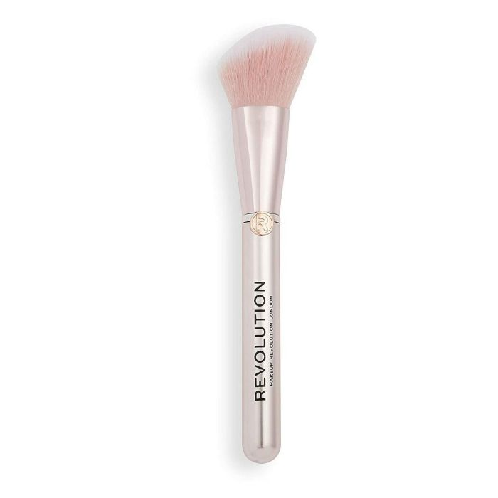 Revolution Make Up #R7 BLUFFING Brocha de Maquillaje para Base Líquida y Polvo, Fibras Suaves Antibacterianas Vegana 1 ud 1 Revolution Make Up #R7 BLUFFING Brocha de Maquillaje para Base Líquida y Polvo, Fibras Suaves Antibacterianas Vegana 1 ud 1