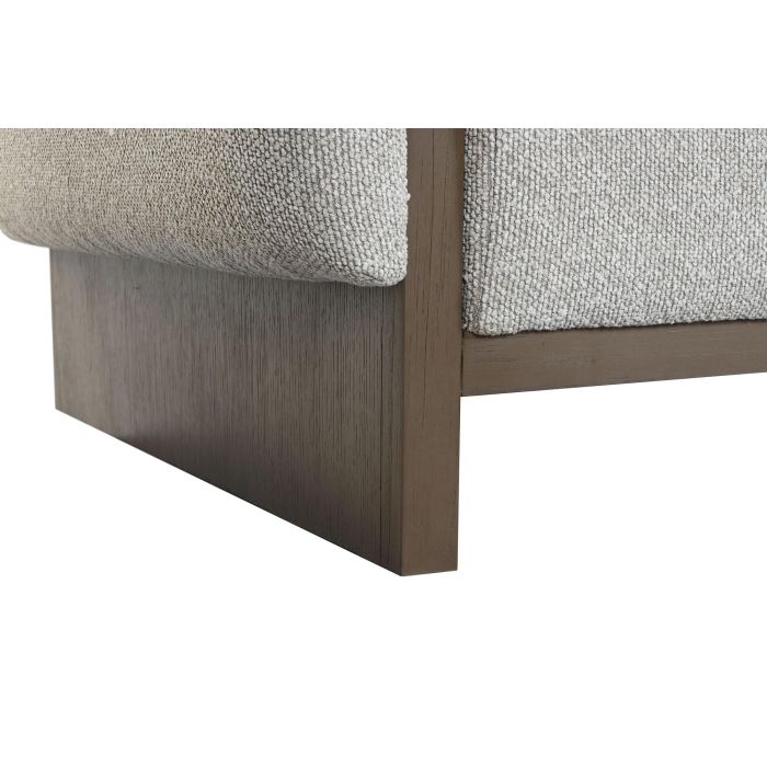 Sofa Scandi DKD Home Decor Crudo Marron 95 x 77 x 220 cm 4