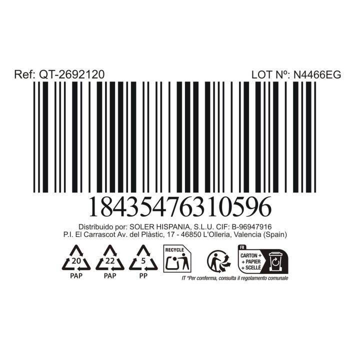 -30- Sarten Acero Ind. 20Cm/0.7Mm Quttin Caesar (6 Unidades) 6