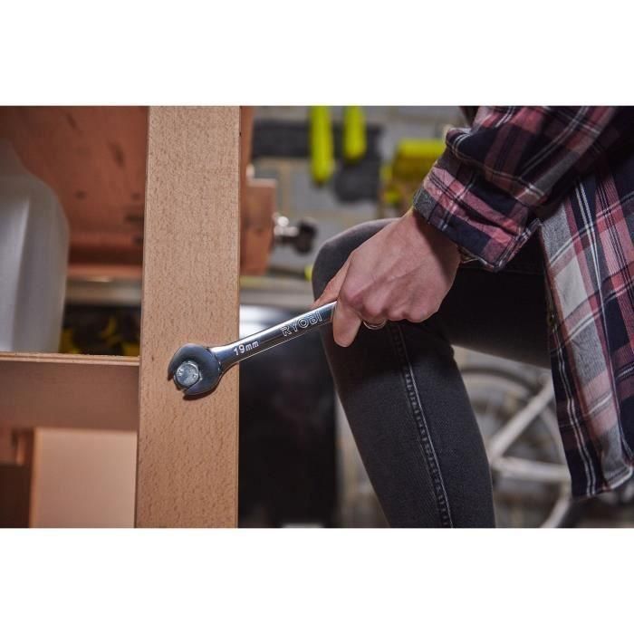 Ryobi RYO4892210224842 Juego de 12 llaves (8,9,10,11,12,13,14,15,16,17,19,22mm) Ángulo de recuperación 15° Compatible Ryobi LINK 2 Ryobi RYO4892210224842 Juego de 12 llaves (8,9,10,11,12,13,14,15,16,17,19,22mm) Ángulo de recuperación 15° Compatible Ryobi LINK 2