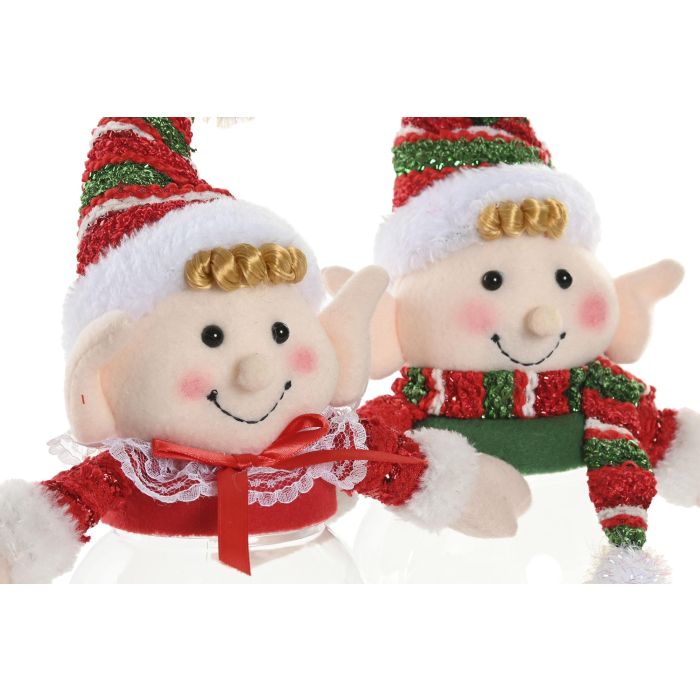 Figura Navidad Tradicional DKD Home Decor Multicolor 11 x 22 x 20 cm (6 Unidades) 1 Figura Navidad Tradicional DKD Home Decor Multicolor 11 x 22 x 20 cm (6 Unidades) 1