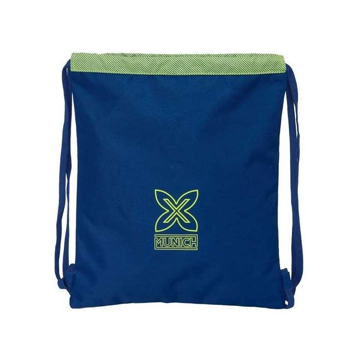 Bolsa Mochila con Cuerdas Munich North Azul marino 35 x 40 x 1 cm