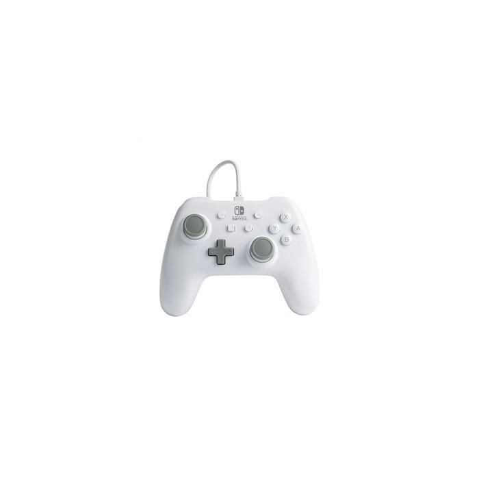 Mando con Cable PowerA para Nintendo Switch - Blanco Mate, Licencia Oficial, Diseño Ergonómico, Ref: 1517033-01 Mando con Cable PowerA para Nintendo Switch - Blanco Mate, Licencia Oficial, Diseño Ergonómico, Ref: 1517033-01
