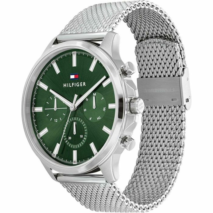 Reloj Hombre Tommy Hilfiger 1683474 Verde Plateado 9 Reloj Hombre Tommy Hilfiger 1683474 Verde Plateado 9