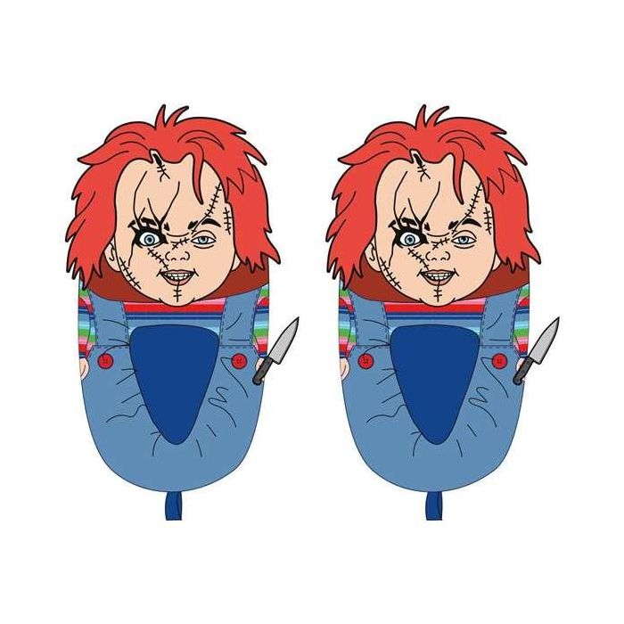 Cerdá Zapatillas de Casa 3D Aplicaciones Chucky T44/45 para Adulto