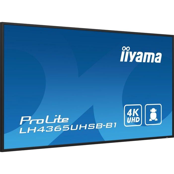 iiyama LH4365UHSB-B1 Monitor Profesional 43" 4K UHD IPS 3840x2160 8ms 60Hz Wi-Fi Altavoces Negro 5