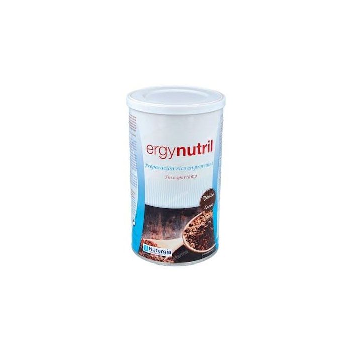 NUTERGIA Ergynutril Proteínas Cacao Polvo 350g – Batido hiperproteico para control de peso y deportistas