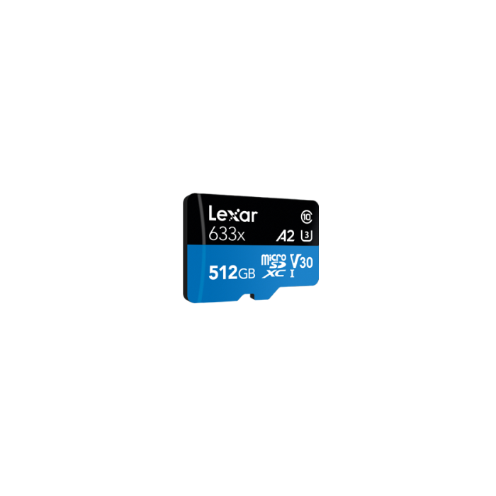 Lexar 633x 512 GB MicroSDXC UHS-I Clase 10 1 Lexar 633x 512 GB MicroSDXC UHS-I Clase 10 1