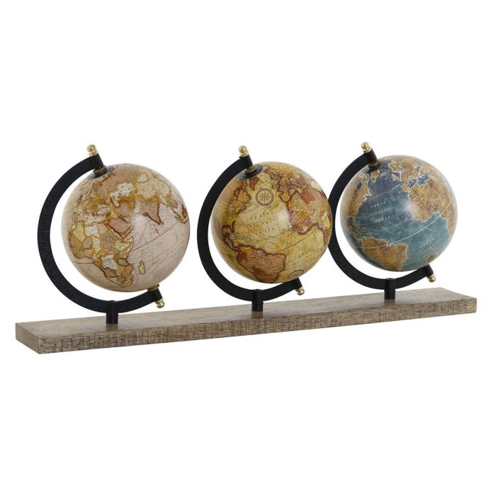 Globo Terraqueo Vintage DKD Home Decor Multicolor 12 x 19 x 50 cm