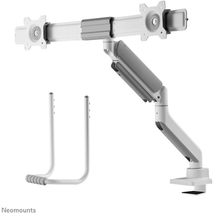 Newstar FPMA-D700D Soporte de mesa Full Motion para dos monitores planos 17-32 pulgadas 2x 8KG Blanco 17