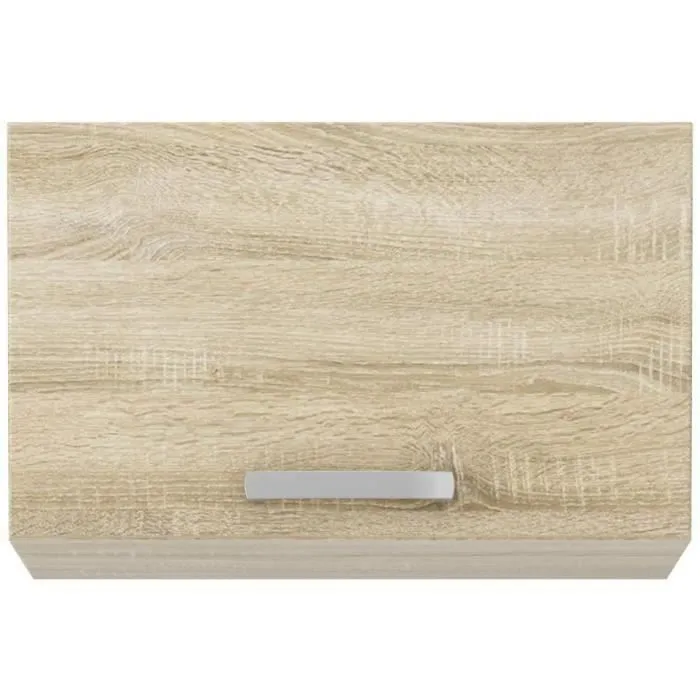 LASSEN Mueble Campana con Puerta Basculante Roble Sonoma L 60 x 31.6 x H 36 cm 1