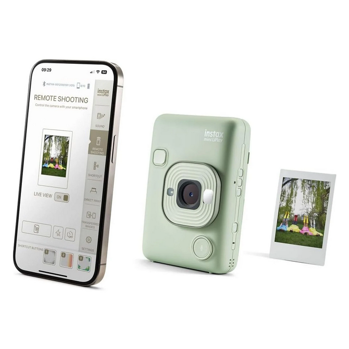 Camara Fujifilm Instax Mini Liplay Matcha 3 Camara Fujifilm Instax Mini Liplay Matcha 3