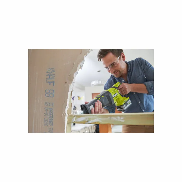 Ryobi Sierra de Sable Inalámbrica R18RS-0 18V (Sin Batería ni Cargador) para Madera, Metal y Plástico, Longitud de Carrera 28mm 2