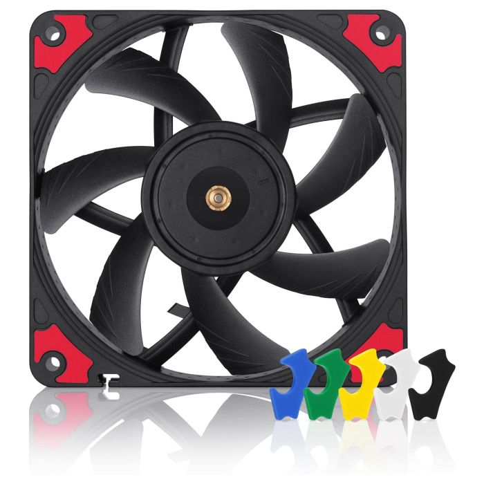 NOCTUA NF-A12x15 PWM chromax.black.swap Ventilador para PC de 120mm, Negro, 12 cm, 4 Pines, Flujo de Aire 94.2 m³/h 0 NOCTUA NF-A12x15 PWM chromax.black.swap Ventilador para PC de 120mm, Negro, 12 cm, 4 Pines, Flujo de Aire 94.2 m³/h 0