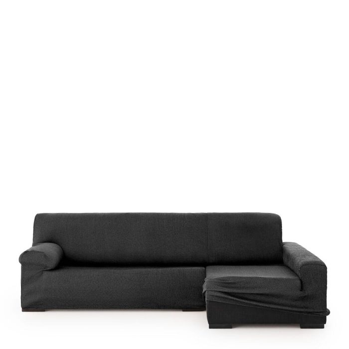 Funda para chaise longue de brazo largo derecho Eysa ULISES Gris oscuro 170 x 110 x 310 cm
