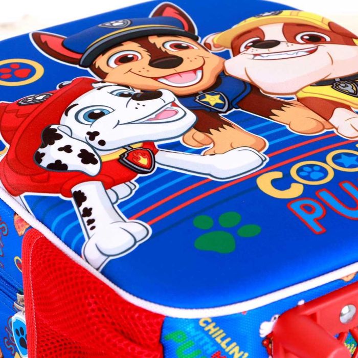 Mochila 3D con Ruedas Pequeña Cool Paw Patrol La Patrulla Canina Azul 4