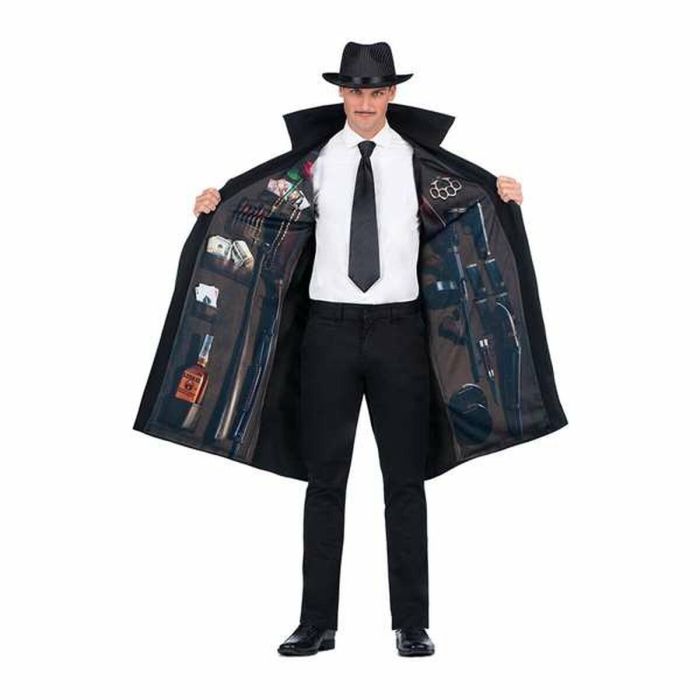 Disfraz adulto mafioso talla unica (abrigo y sombrero) Disfraz adulto mafioso talla unica (abrigo y sombrero)