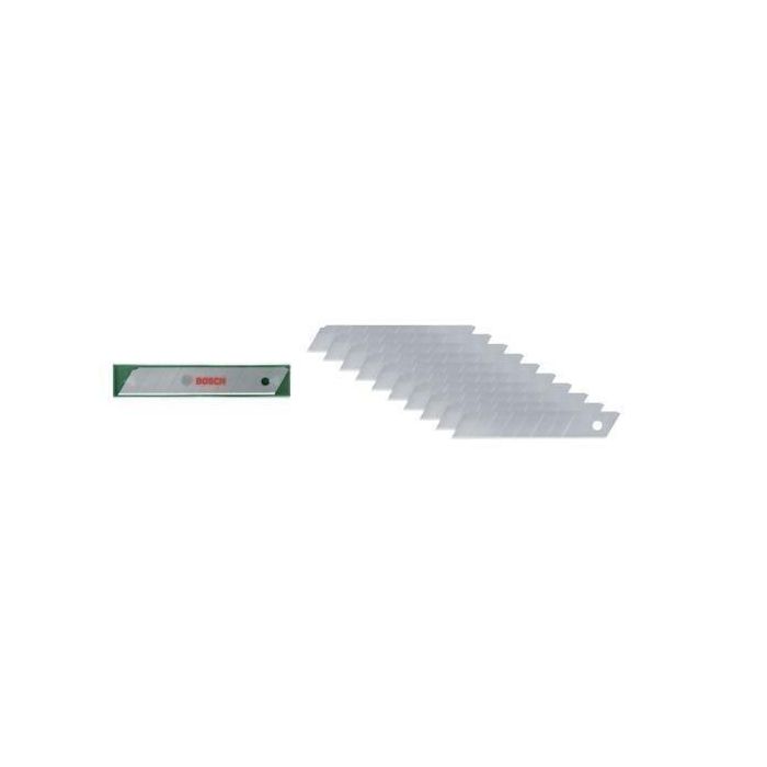 Bosch BOS4053423302141 Juego de 10 hojas desprendibles 18mm con estuche de 7 piezas acero SK5 alta calidad