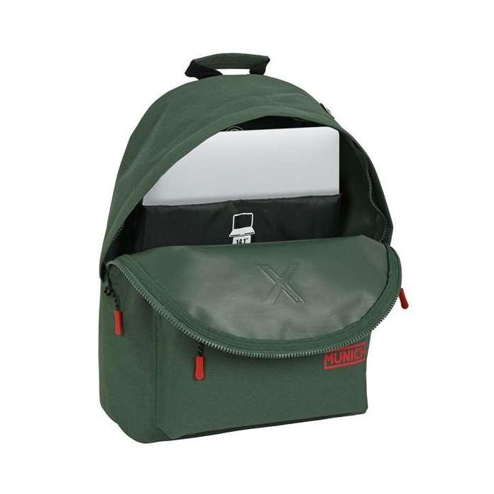 Mochila para Portátil Munich munich basicos 31 x 41 x 16 cm Verde 4 Mochila para Portátil Munich munich basicos 31 x 41 x 16 cm Verde 4
