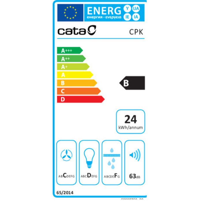 Campana Convencional Cata CPK6000GR Gris 1 Campana Convencional Cata CPK6000GR Gris 1