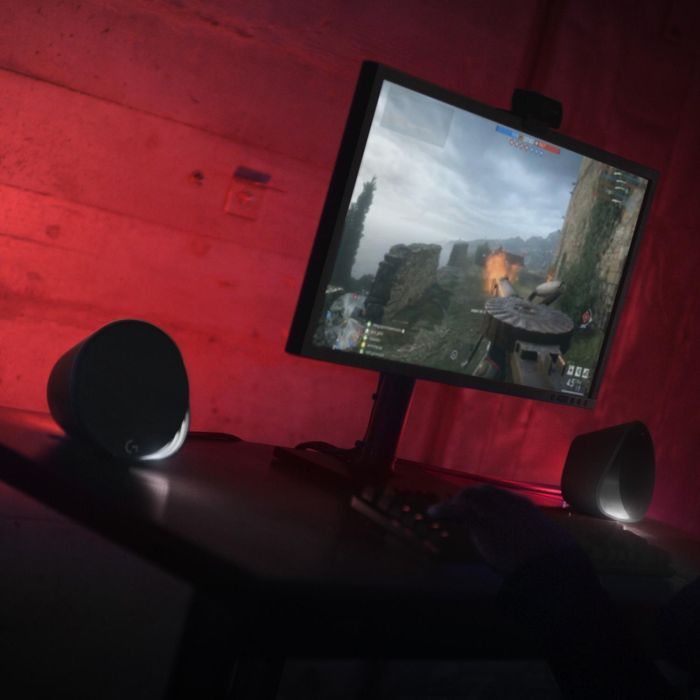 Logitech G560 980-001301 Altavoces Gaming con Bluetooth, 240W, LIGHTSYNC RGB, DTS:X Ultra, USB y 3.5mm 19