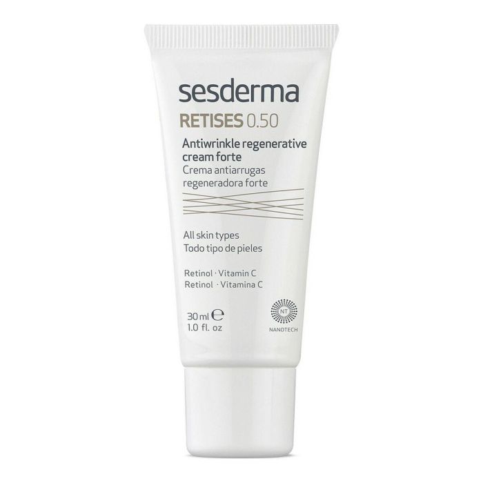 Sesderma RETISES Crema Facial Antienvejecimiento y Antiarrugas con 0,5% Retinol para Pieles Maduras, Luminosidad y Reducción Manchas 30 ml