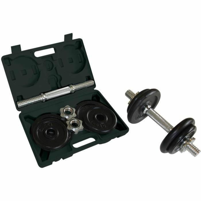 Schildkrot SCH4000885602128 Set de Mancuernas 10 Kg Negro para Entrenamiento Corporal Completo de Adultos Schildkrot SCH4000885602128 Set de Mancuernas 10 Kg Negro para Entrenamiento Corporal Completo de Adultos