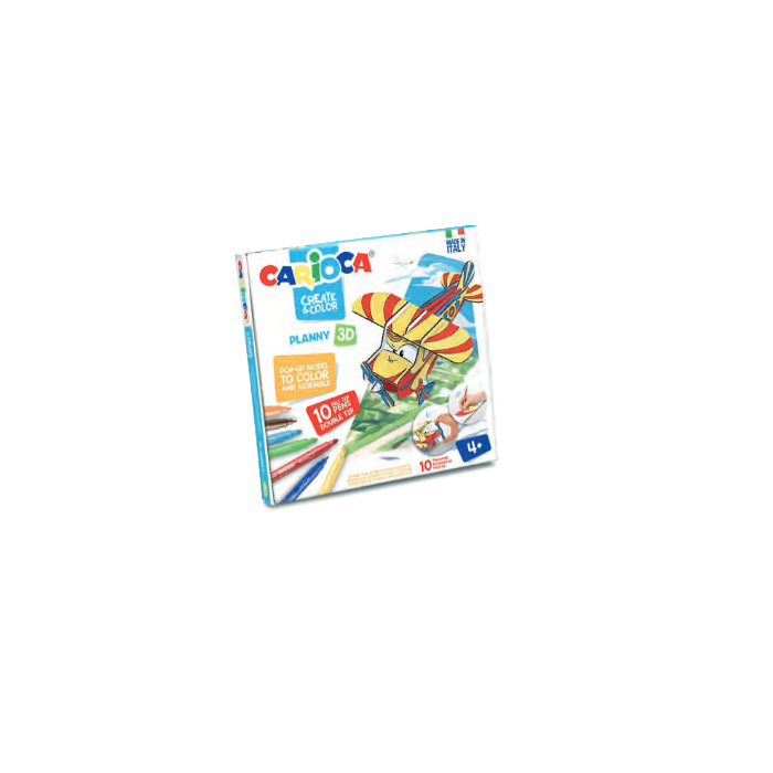 SET CREATE &amp; COLOR JET JUNIOR 3D CARIOCA 42904