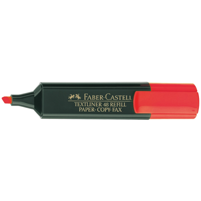 Faber castell Rotulador Textliner 48 Fluorescente Rojo Trazo 1.2-5 mm 1