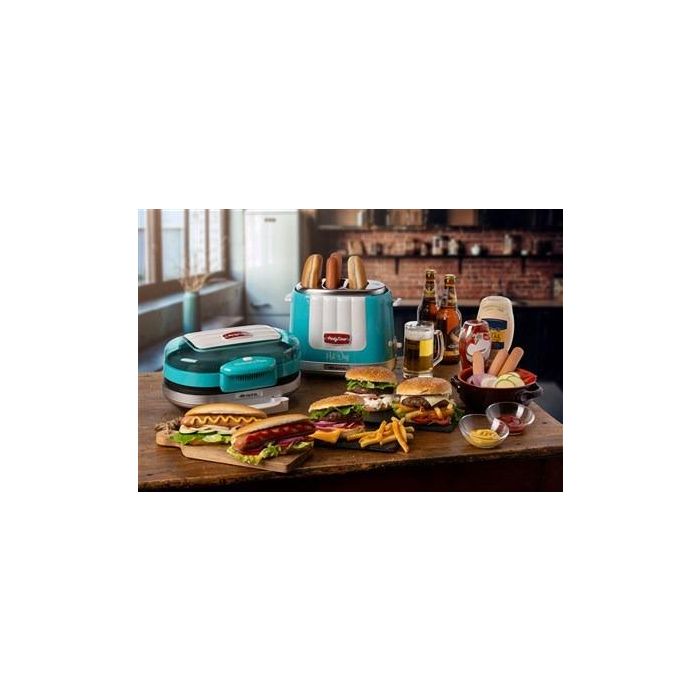 Ariete 206/01 Máquina para Hot Dog Party Time, Automática, Caliente, Capacidad 2 Bollos, Color Azul 6