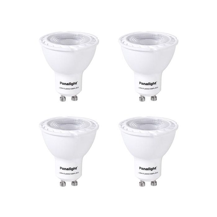 Lámpara Led Dicroica Gu10 De 5W 4000K Pack De 4 PANASONIC-PANALIGHT LDRHV7L40WG102EPL-ECO-4x