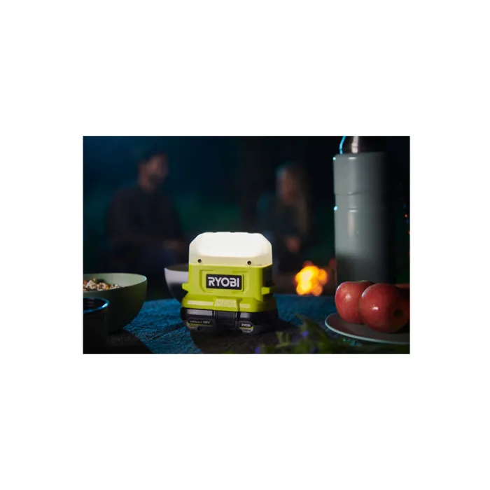Ryobi Linterna LED RYO4892210197382 - 18V, 3 Intensidades: 500/200/40 Lúmenes, Compacta 1