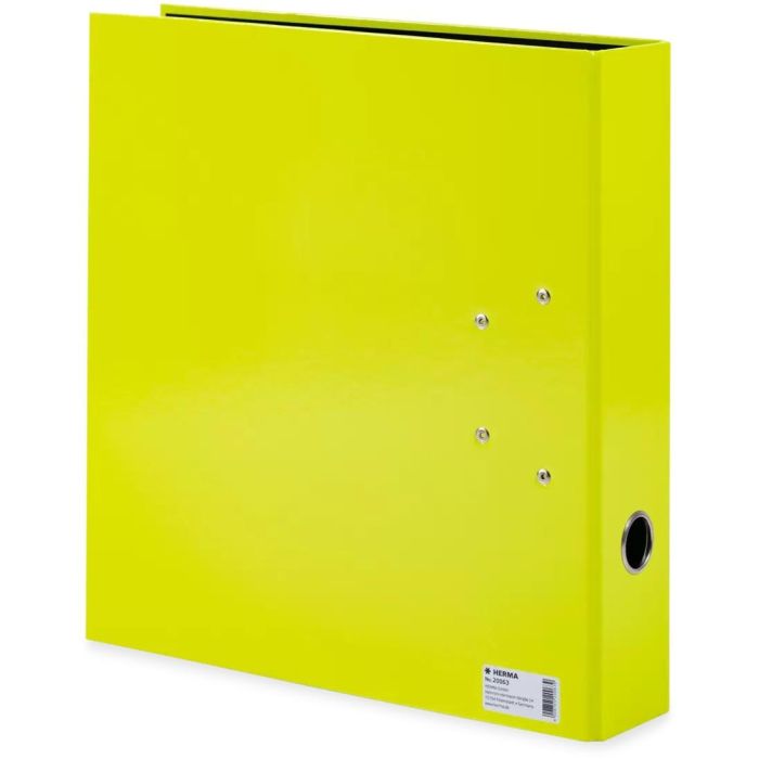 HERMA Ordner A4 Karton Neon Gelb 1