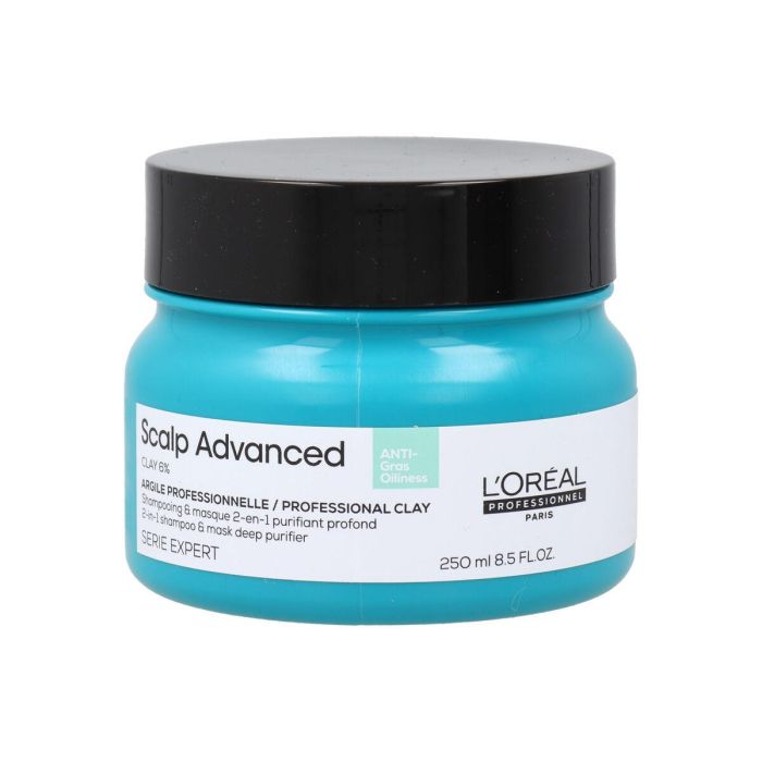 L'Oréal Professionnel Paris Scalp Advanced Champú Y Mascarilla Purificante 2 En 1 250 mL