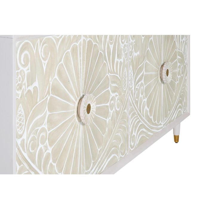 Giner Y Colomer Aparador Madera de Mango Blanco 190 cm Dora2 3