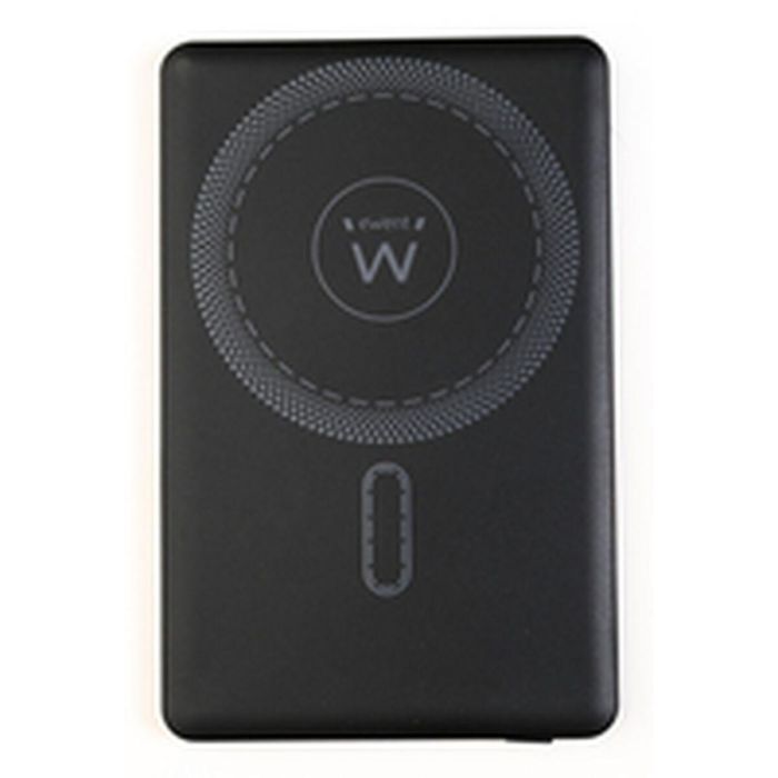 Ewent EW1160 - Batería Externa Power Bank 5000mAh MagSafe PD 22.5W QC USB-C UltraSlim Polímero de Litio Negro 13