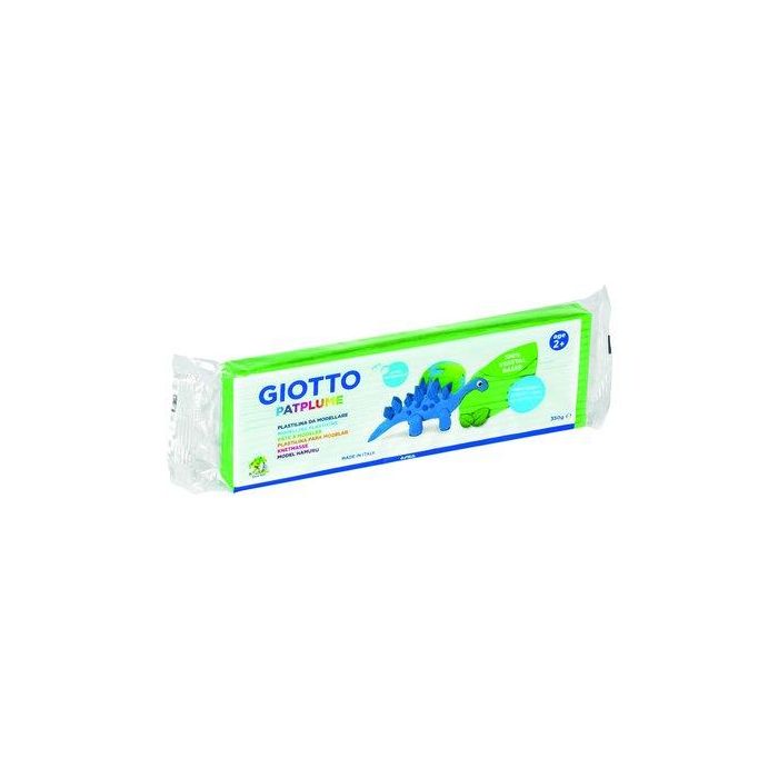 Plastilina Patplume 350Gr Caja 12 Pastillas Verde Claro