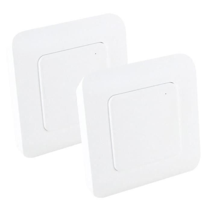 Interruptor de hogar conectado Dio - 54617 - Kit de 2 interruptores inalámbricos Simple DIO 1.0 Interruptor de hogar conectado Dio - 54617 - Kit de 2 interruptores inalámbricos Simple DIO 1.0