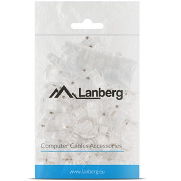 Lanberg Conector RJ-45 Cat6 UTP 8P8C para Cableado de Red (Pack 100 Unidades)