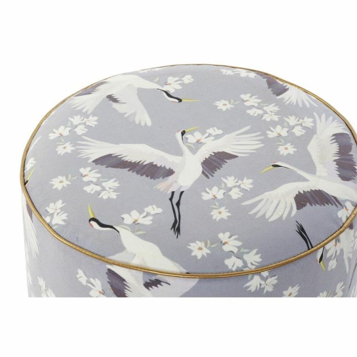 Reposapiés DKD Home Decor Azul Blanco Verde Madera Terciopelo Pájaro Oriental 35 x 35 x 35 cm (2 Unidades) 1 Reposapiés DKD Home Decor Azul Blanco Verde Madera Terciopelo Pájaro Oriental 35 x 35 x 35 cm (2 Unidades) 1