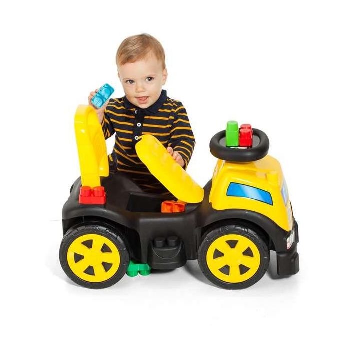 Molto Correpasillos Camión con 10 Blocks 89 cm para Niños y Niñas a Partir de 36 Meses Juguete de Plástico