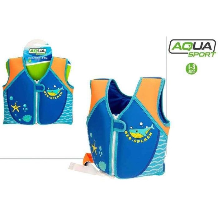 Chaleco natación de neopreno aqua sport con ayuda a flotación ( talla1-3 año) 7 Chaleco natación de neopreno aqua sport con ayuda a flotación ( talla1-3 año) 7