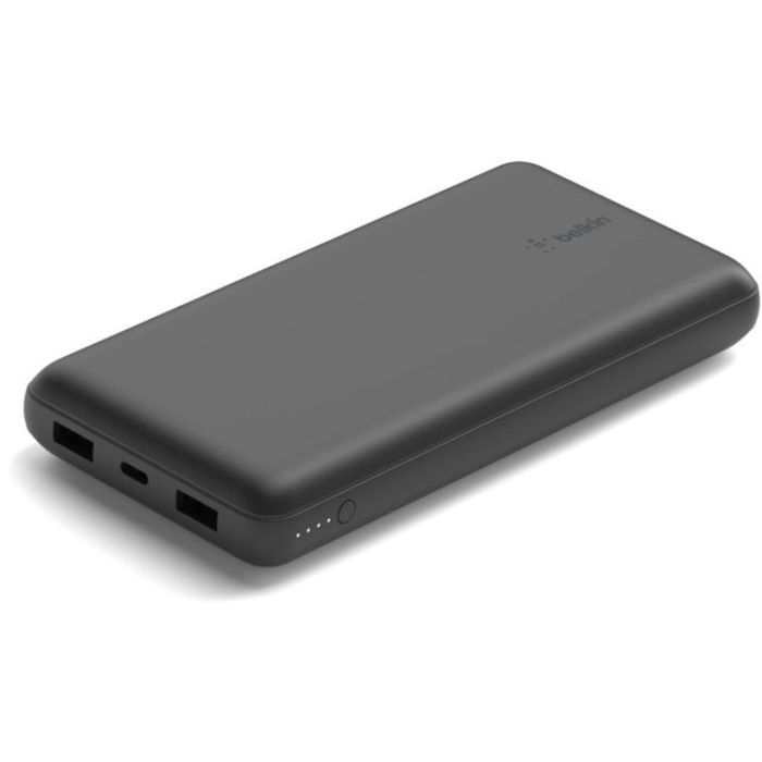 Belkin Power Bank 20K mAh con carga Qi, 2 USB-A y 1 USB-C, Negro 1