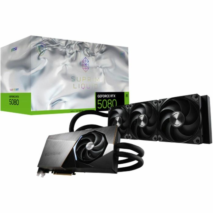 MSI MSI4711377292221 Tarjeta gráfica GeForce RTX 5080 16G SUPRIM LIQUID SOC 0 MSI MSI4711377292221 Tarjeta gráfica GeForce RTX 5080 16G SUPRIM LIQUID SOC 0