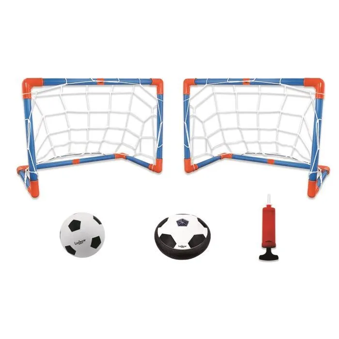 Lexibook Disco de Fútbol Flotante Luminoso de Espuma con 2 Porterías, 1 Balón y Bomba Recargable 3