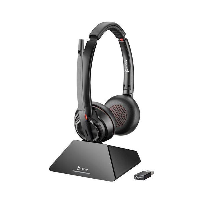 Poly Savi 8200 Auriculares Inalámbricos DECT con Cancelación Ruido Activa, 3 Vías, 13h Batería Li-Po Recargable Intercambiable 0 Poly Savi 8200 Auriculares Inalámbricos DECT con Cancelación Ruido Activa, 3 Vías, 13h Batería Li-Po Recargable Intercambiable 0