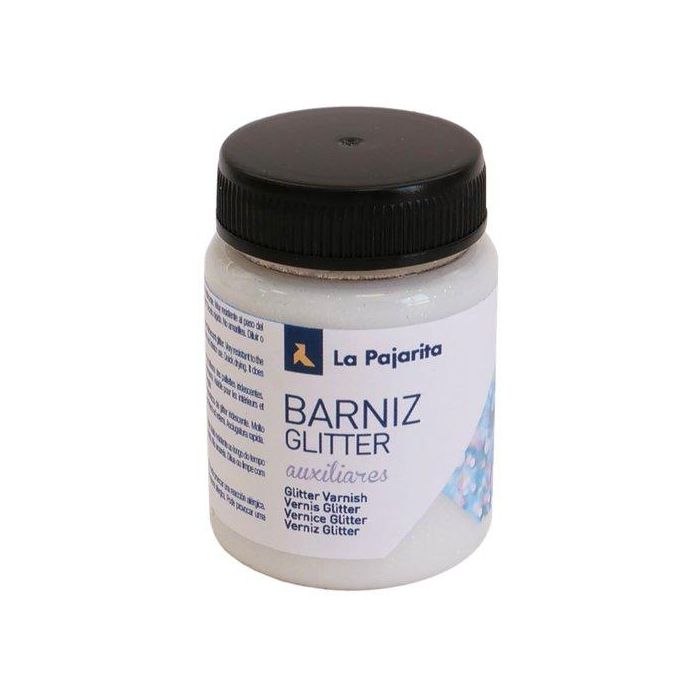 Barniz Pajarita Glitter Iridiscente 75Ml (Frasco) 6 unidades