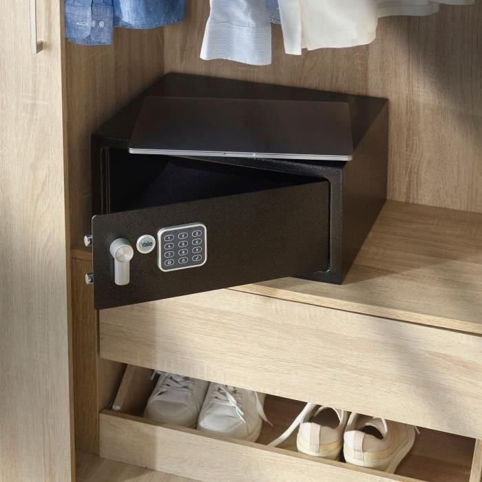 Caja Fuerte con Cerradura Electrónica Yale YLV/200/DB2 24 L 20 x 43 x 35 cm Negro 3 Caja Fuerte con Cerradura Electrónica Yale YLV/200/DB2 24 L 20 x 43 x 35 cm Negro 3