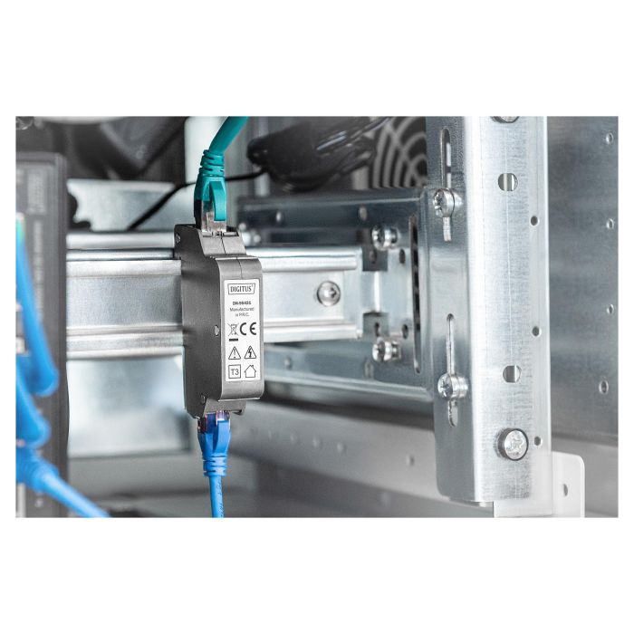Digitus DN-95421 Protector de Sobretensión PoE RJ45 Montaje en Riel DIN Gris IP40 Zinc 115g 0 Digitus DN-95421 Protector de Sobretensión PoE RJ45 Montaje en Riel DIN Gris IP40 Zinc 115g 0