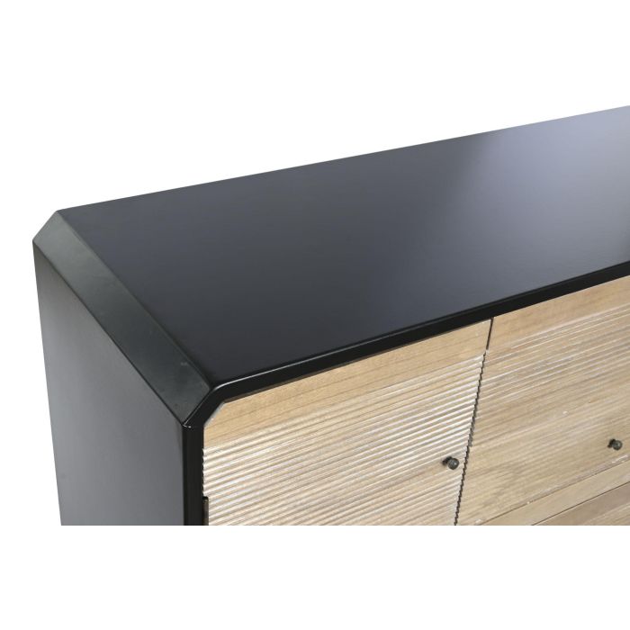 DKD Home Decor Buffet Moderno de Madera Negro con 4 Cajones y 2 Puertas – 120x40x90,5 cm 1 DKD Home Decor Buffet Moderno de Madera Negro con 4 Cajones y 2 Puertas – 120x40x90,5 cm 1
